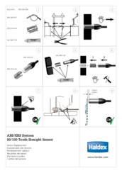 80/100 Tooth Straight Sensor - Installation Instructions - ABS System EBS System