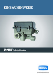 ABS - U-ABS Safety Module - Einbauhinweise - Installation Instructions - ABS System