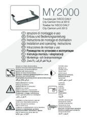 Installation and operating instructions V.ORLANDI MY2000