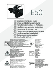 Installation and operating instructions - V.ORLANDI E50