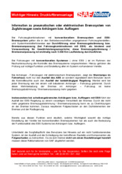 Bremsentechnik: Druckluftbremsanlage