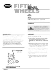 Service Manual - Fifth Wheels