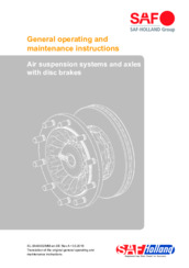 Service Manual - Axles with disc brakes