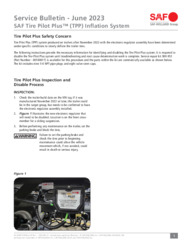 SAF Tire Pilot Plus Inflation System Service Bulletin