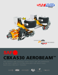 SAF CBXAS30 AeroBeam Air Suspension Brochure