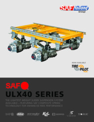 SAF ULX40 ULTRALITE Mechanical Suspension Sales Brochure