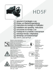 Installation and operating instructions V.Orlandi HD50F