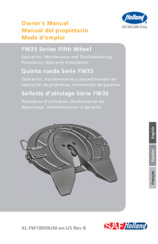 Quinta rueda Serie FW35 Manual del propietario/Mode d'emploi Sellette d'attelage Serie FW35
