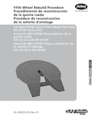 Holland XA-2801-03185 Rebuild Procedures