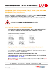 Important information 126 Rev B