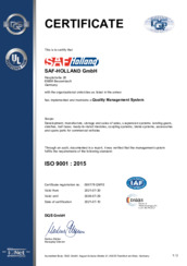 ISO 9001 : 2015 - Quality Management System