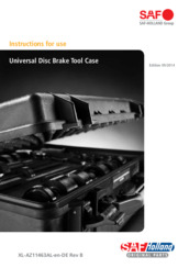 User´s Guide - Universal Disc Brake Tool Case