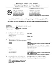 TIRE PILOT I.Q. - control box - type approval E8*10R06/02*14161*01