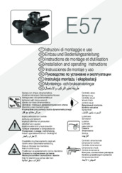 Installation and operating instructions V.ORLANDI E57