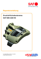 Reparaturanleitung - Scheibenbremse SAF SBS 2220 KO