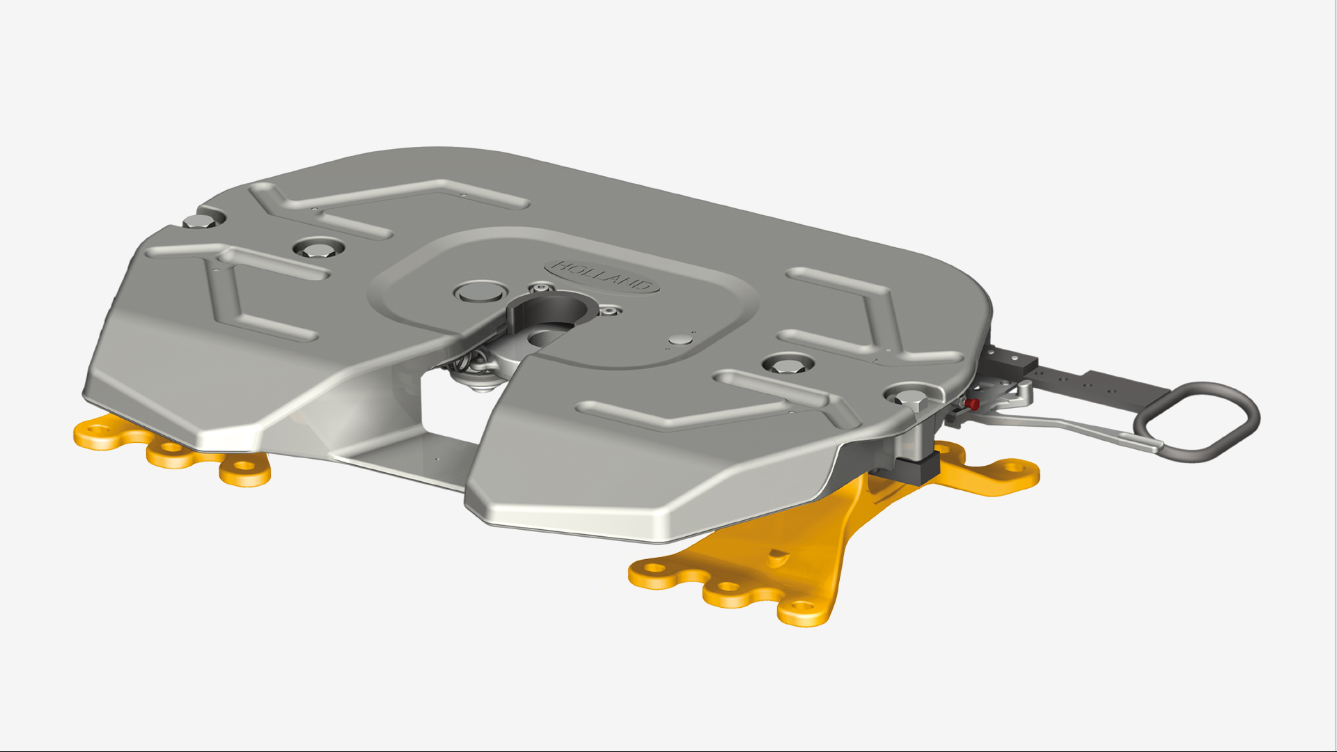 HOLLAND Fifth wheel coupling system, used for truck and trailer connections.