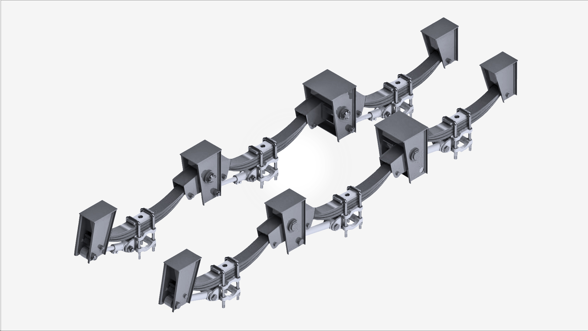 Tecma suspension system for trucks, showing axles and components.