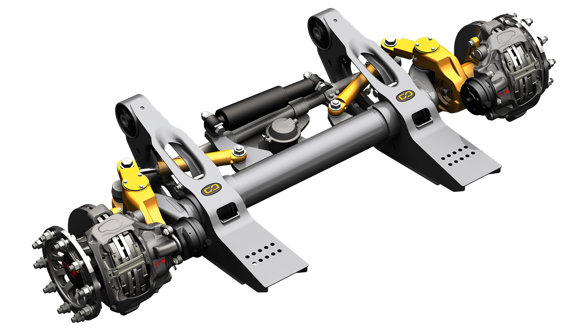 SAF INTRA Self-Steering axle with Smart Steering Control