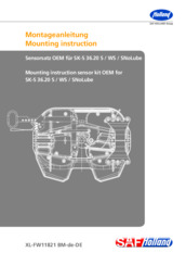 Mounting instruction: Sensor kit OEM · SK-S 36.20 S · SK-S 36.20 WS · SK-S 36.20 SNoLube