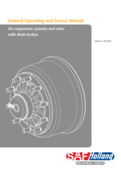 Service manual - Axles with drum brake