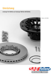 Umrüstung des Achskopfs auf INTEGRAL · SK RB/RLB --> RB/RLB INTEGRAL