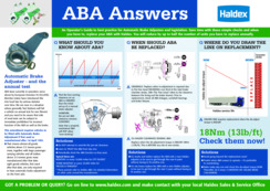 ABA Answers - Sales Literature - Brake Adjuster