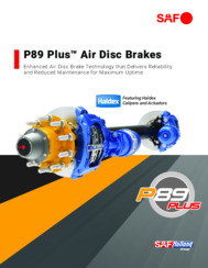 SAF P89 Plus Air Disc Brakes Sales Brochure