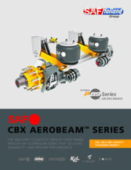 SAF CBX AeroBeam Fixed Frame Air Suspension Series Brochure