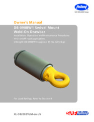 DB-090BW1 Swivel Mount Weld-On Drawbar Owner's Manual