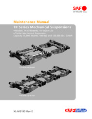 SAF TR Series Mechanical Suspensions Maintenance Manual
