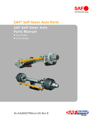 SAF Self Steer Axle Parts & Troubleshooting Manual (XL-AA20027PM-en-US)
