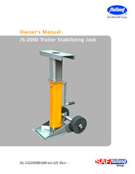 JS-2000 Trailer Stabilizing Jack Owner's Manual (XL-LG20086UM-en-US)
