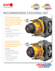 P89 Recommended Stocking List (XL-SA20054AL-en-US)