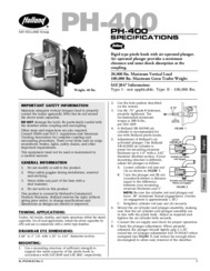Holland PH-400 Specifications