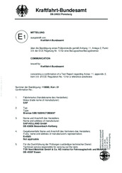 Disc brake SBS1920H0 - Test report TDB0897 / Scheibenbremse SBS1920H0 - Prüfprotokoll TDB0897