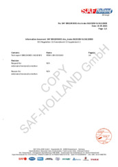 Type-0 test to SBK2243K01 with 3/2/1-axle semitrailer