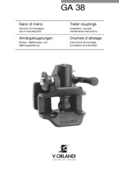 Installation, use and maintenance instructions - V.ORLANDI GA38