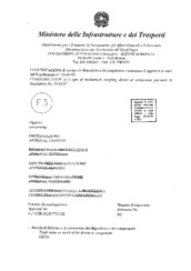 Type Approval V.Orlandi DEDALO_Type GS501