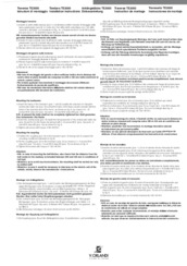 Installation instructions V.ORLANDI TE3000
