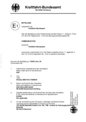 Disc brake SBS1918 - Test report TDB0878 / Scheibenbremse SBS1918 - Prüfprotokoll TDB0878