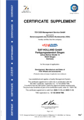 ISO 9001 : 2015 Certificate Supplement / Kraftfahrt-Bundesamt (KBA)