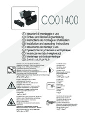 Installation and operating instructions V.ORLANDI CO01400