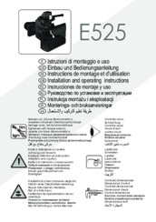 Installation and operating instructions V.ORLANDI E525