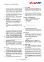 Purchase Terms and Conditions