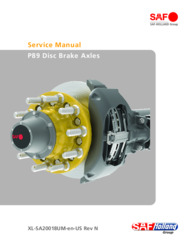 SAF P89 Disc Brake Axles Service Manual