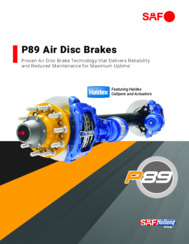 SAF P89 Air Disc Brakes Sales Brochure
