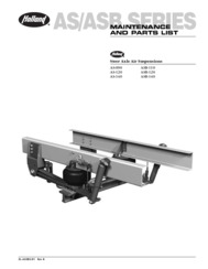 AS/ASB Series Steer Axle Air Suspensions Maintenance Manual and Parts List