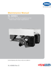HOLLAND RL Series Maintenance Manual