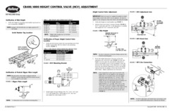 CB400 / CB4000 Height Control Valve (HCV) Adjustment