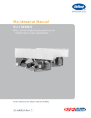 HOLLAND RLU Series Underslung Suspension Maintenance Manual